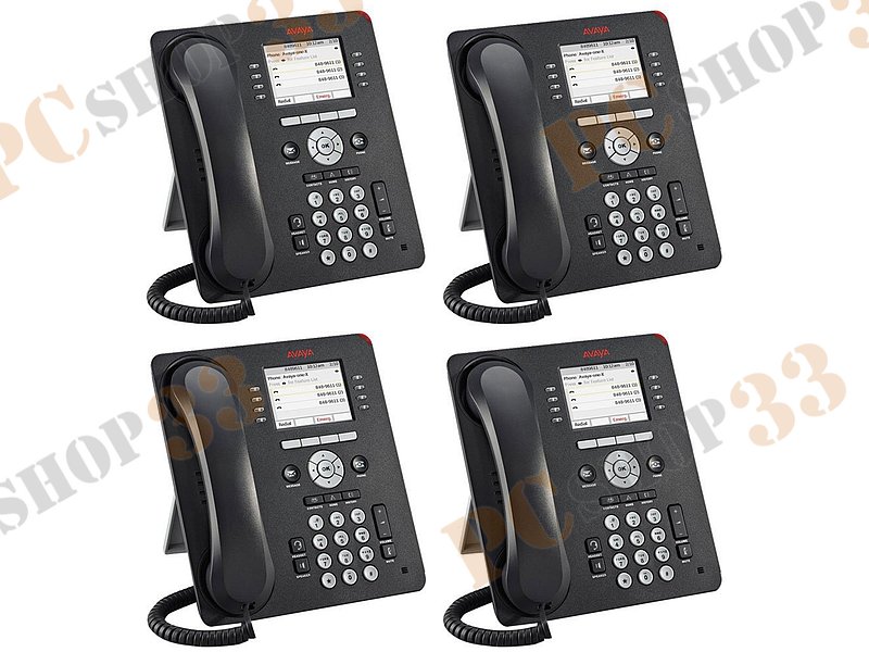 VoIP-телефон Комплект из 4-х телефонов Avaya IP PHONE 9611G GLOBAL 4 PACK