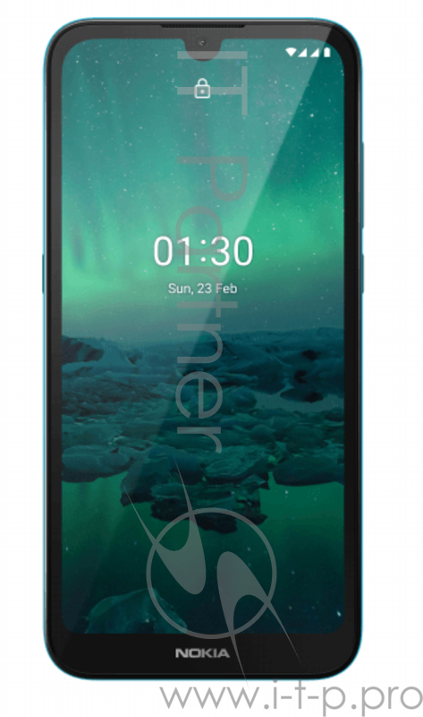 Смартфон Nokia 1.3 DS (TA-1205) 1Gb+16Gb Cyan (бирюзовый) смартфон с Android 10 поддержка двух SIM-карт экран 5.71, разрешение 1520x720 камера 8 МП, автофокус память 16 ГБ, слот для карты памяти 3G, 4G LTE, LTE-A, Wi-Fi, Bluetooth объем оперативной п
