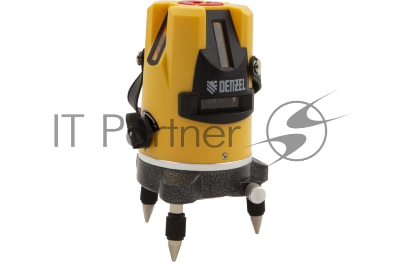 Лазерный уровень DENZEL LX3, 10м, ±0,3мм/1м, 635нм, 35070