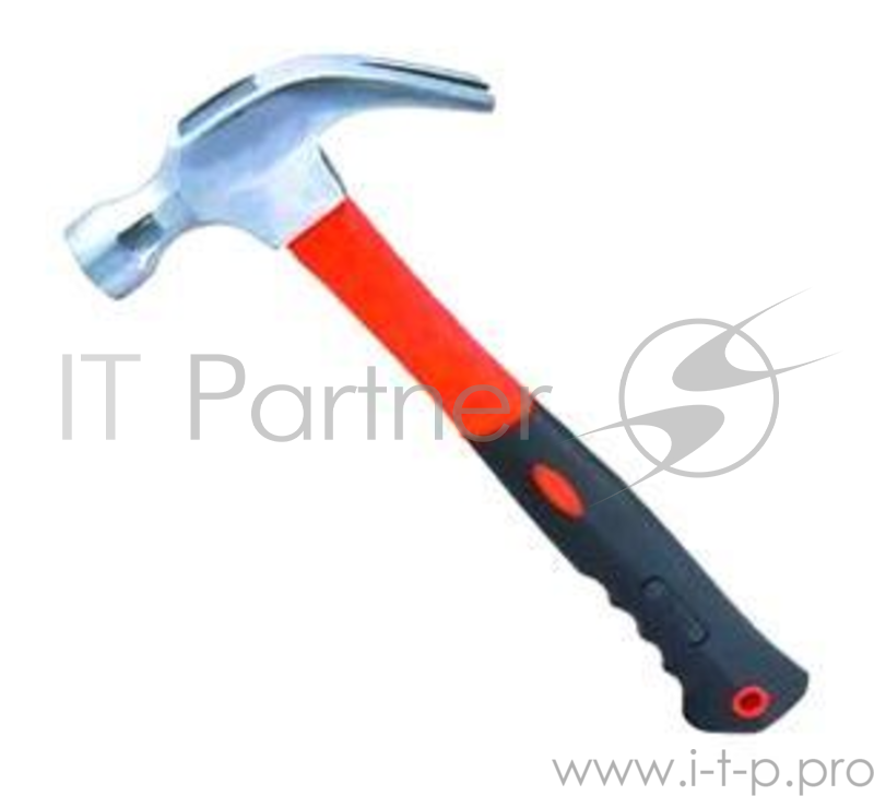 Молоток MATRIX 10446 гвоздодер 450г боек c магнитом фиберглассовая обрезиненная рукоятка