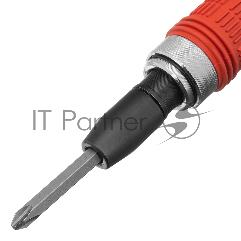 Отвертка ударно-поворотная MATRIX 11579 1/2, набор бит, 6 шт., обрезиненная ручка, в пласт. боксе