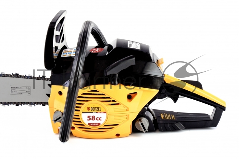 Пила цепная бензиновая Denzel DENZEL DGS-5820, шина 50 см, 58см3, 4,1 л.с., шаг 0,325, паз 1,5 мм,