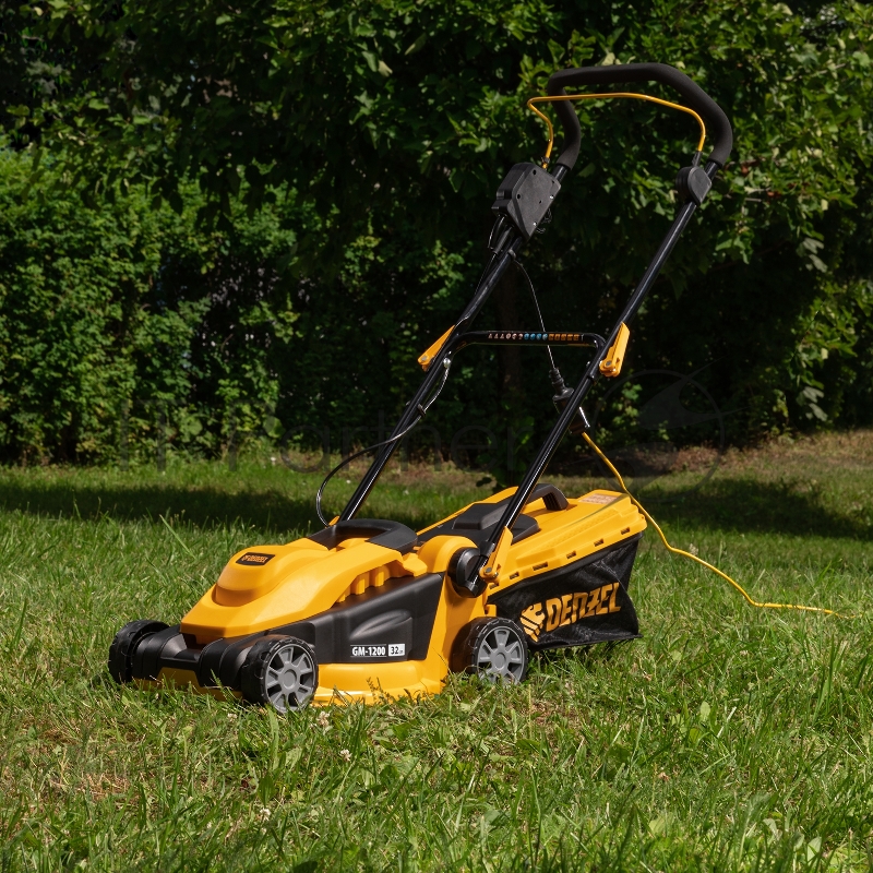 Газонокосилка электрическая Denzel GM-1200, 1200 Вт 96615