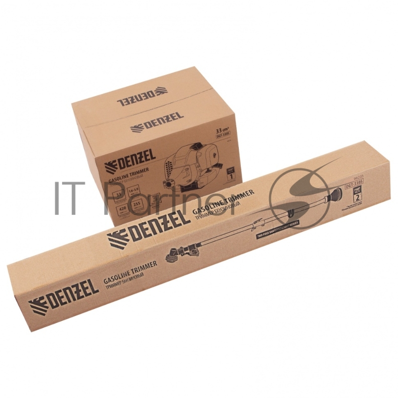 Триммер бензиновый Denzel DGT 330S, 33см3, 1,8 л.с. 96235