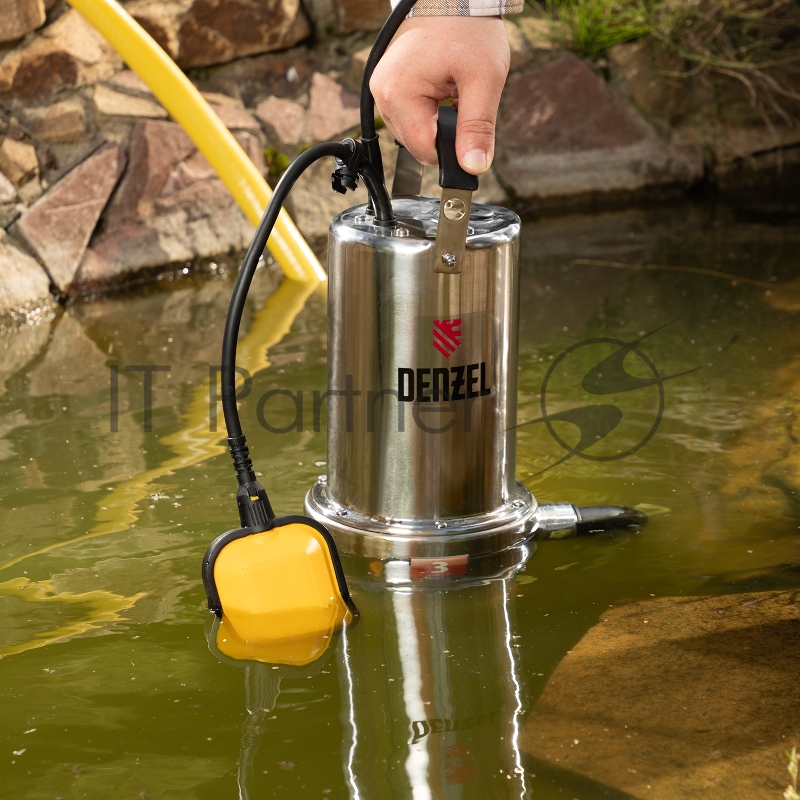 Насос DENZEL DP1100X дренажный 1100Вт подъем 11м 15500л/ч