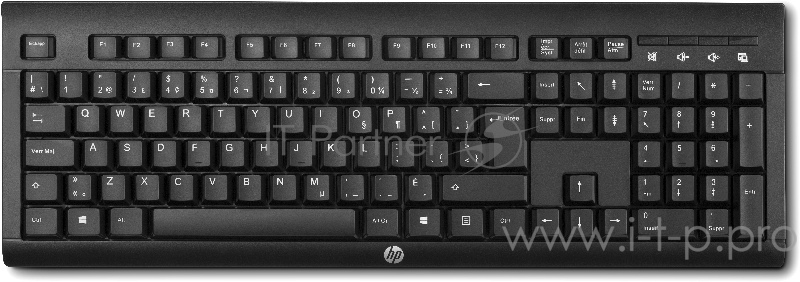 Опция для ноутбука HP K2500 E5E78AA Wireless Keyboard USB black