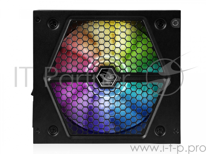 Блоки питания Raidmax RX-735AP-R Блок питания RX-735AP-R (Модульный, ATX v2.3, 735W, Active PFC, 135mm Fan RGB LED подсветка, 80 Plus Bronze) RX-735AP-R Retail