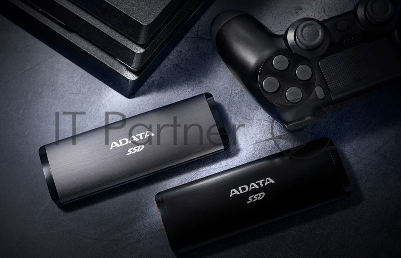 Накопитель внешний 1.8 1TB ADATA SE760 Titan-Gray External SSD ASE760-1TU32G2-CTI USB 3.2 Gen 2 Type-C, 1000R, USB 3.2 Type-C to C cable,USB 3.2 Type-C to A cable, Quick Start Guide, RTL