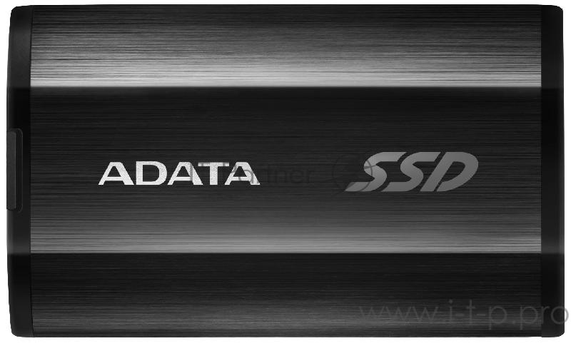 Накопитель внешний 1.8 1TB ADATA SE800 Black External SSD ASE800-1TU32G2-CBK USB 3.2 Gen 2 Type-C, 1000R, USB 3.2 Type-C to C cable,USB 3.2 Type-C to A cable, Quick Start Guide, Tough-IP68 dustproof and waterproof, Military-Grade shockproof, RTL