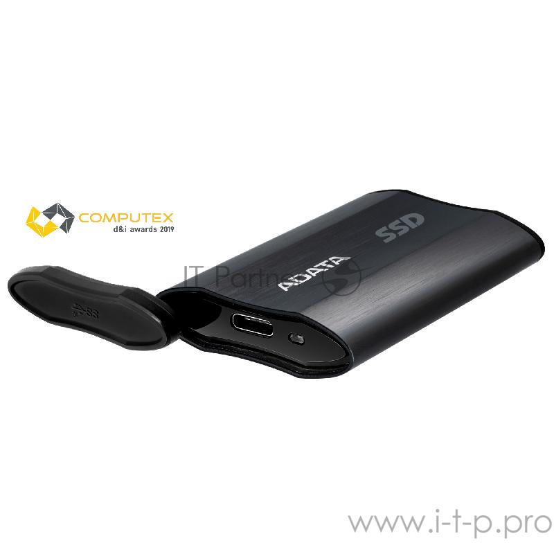 Накопитель внешний 1.8 1TB ADATA SE800 Black External SSD ASE800-1TU32G2-CBK USB 3.2 Gen 2 Type-C, 1000R, USB 3.2 Type-C to C cable,USB 3.2 Type-C to A cable, Quick Start Guide, Tough-IP68 dustproof and waterproof, Military-Grade shockproof, RTL