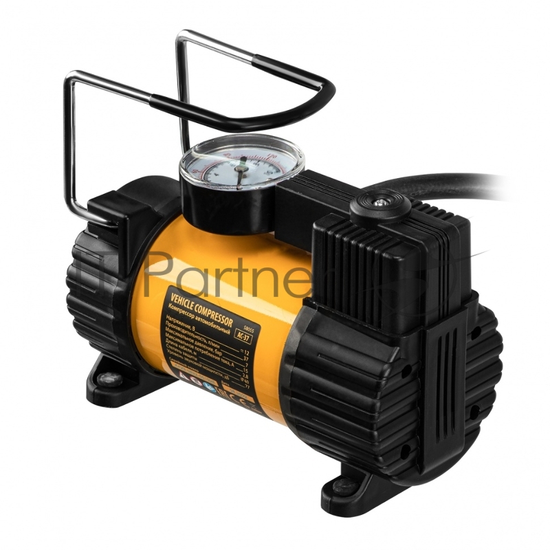 Компрессор автомобильный DENZEL AC-37, 12 В, 7 атм 37 л/мин, 58055