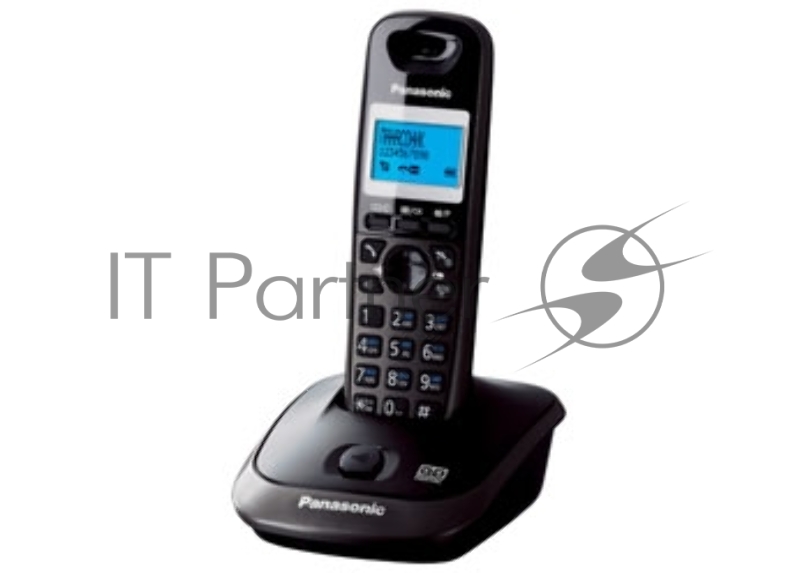 Радиотелефон Panasonic KX-TG2521RUT, DECT, с опред.номера, с автоотв., титан