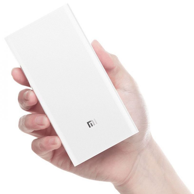 Мобильный аккумулятор Xiaomi Mi Power Bank 2 Li-Pol 20000mAh 2.4A+2.4A белый 2xUSB
