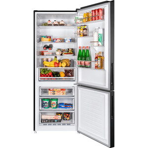 Холодильник Maunfeld MFF1857NFSB черный (двухкамерный)