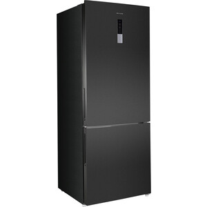 Холодильник Maunfeld MFF1857NFSB черный (двухкамерный)