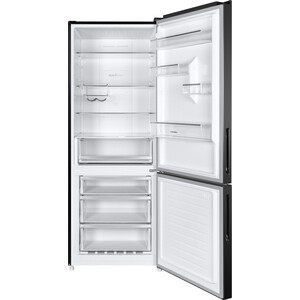 Холодильник Maunfeld MFF1857NFSB черный (двухкамерный)