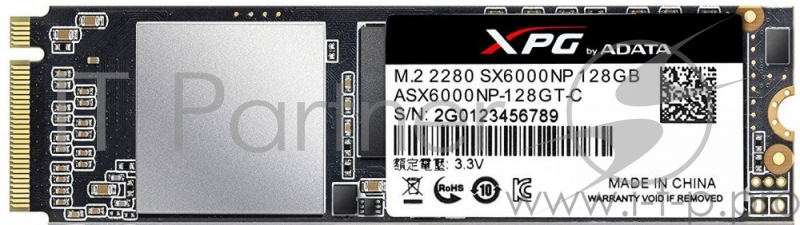 накопитель A-DATA SSD M.2 128GB SX6000 ASX6000NP-128GT-C