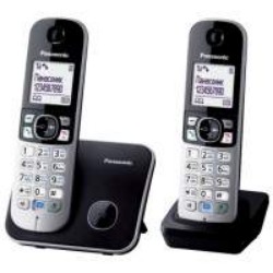 Радиотелефон Panasonic KX-TG6822RUM, DECT, с опред.номера, с автоотв., доп. трубка, серый