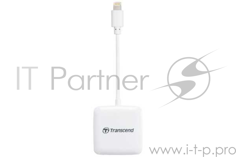Устройство считывания Lightning Multi-Card Reader F8 All in 1 Transcend TS-RDA2W White