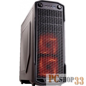 Корпус Cougar MX310 Корпус MX310, без БП, боковое окно, чёрный, ATX