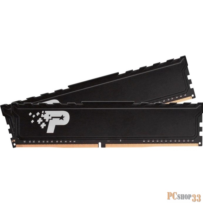 Модуль памяти DDR 4 DIMM 32Gb (16Gbx2) PC25600, 3200Mhz, PATRIOT Signature (PSP432G3200KH1) (retail)