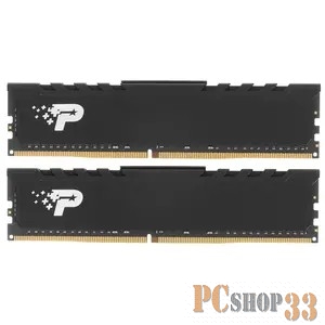 Модуль памяти DDR 4 DIMM 64Gb (16Gbx2) PC25600, 3200Mhz, PATRIOT Signature (PSP464G3200KH1) (retail)