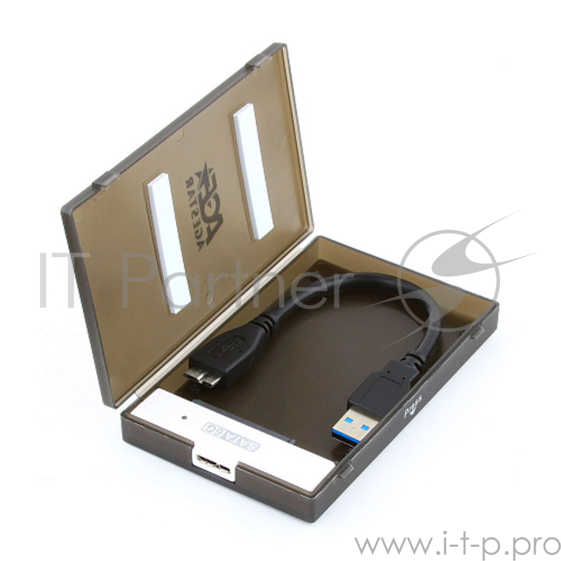 Контейнер для HDD AgeStar 3UBCP1-6G (BLACK) USB 3.0 Внешний корпус 2.5