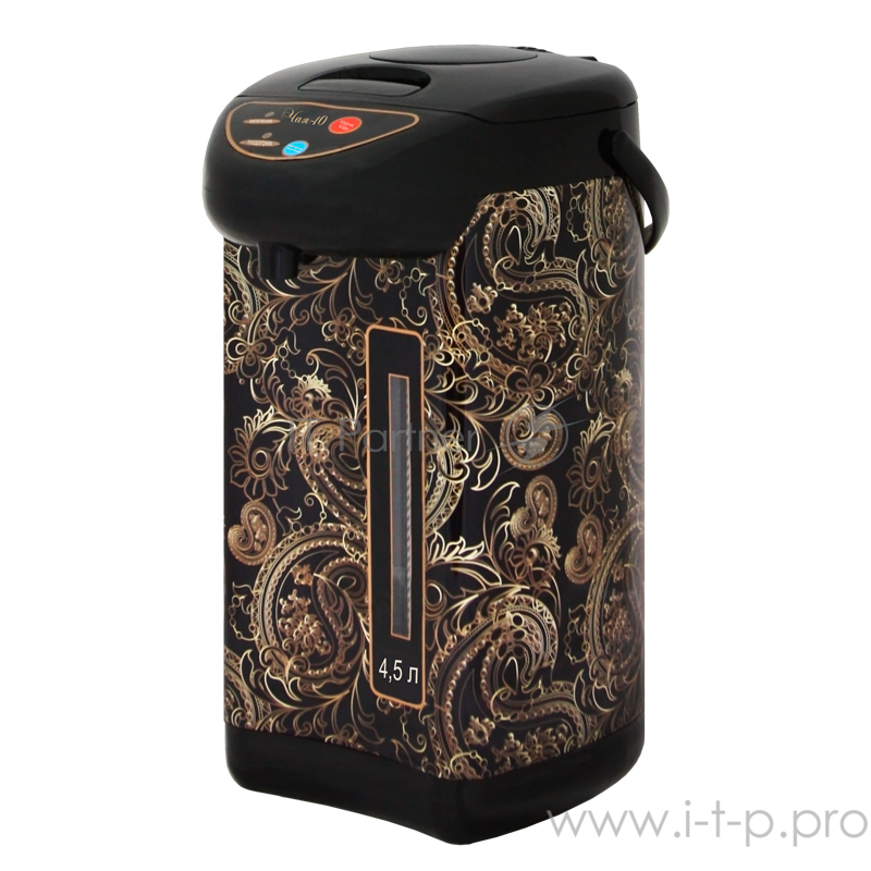 Чайник-термос Великие Реки Чая-10 Узоры, мощность 800 Вт, объем 4,5