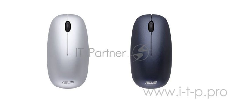 Беспроводная мышь серая ASUS MW201C (RF 2.4GHz и Bluetooth, 1600 dpi, USB, 3but+Roll, Optical, 90XB061N-BMU000)