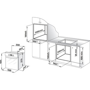 Духовой шкаф электрический GEFEST ЭДВ ДА 622-02 К35 серый/рисунок