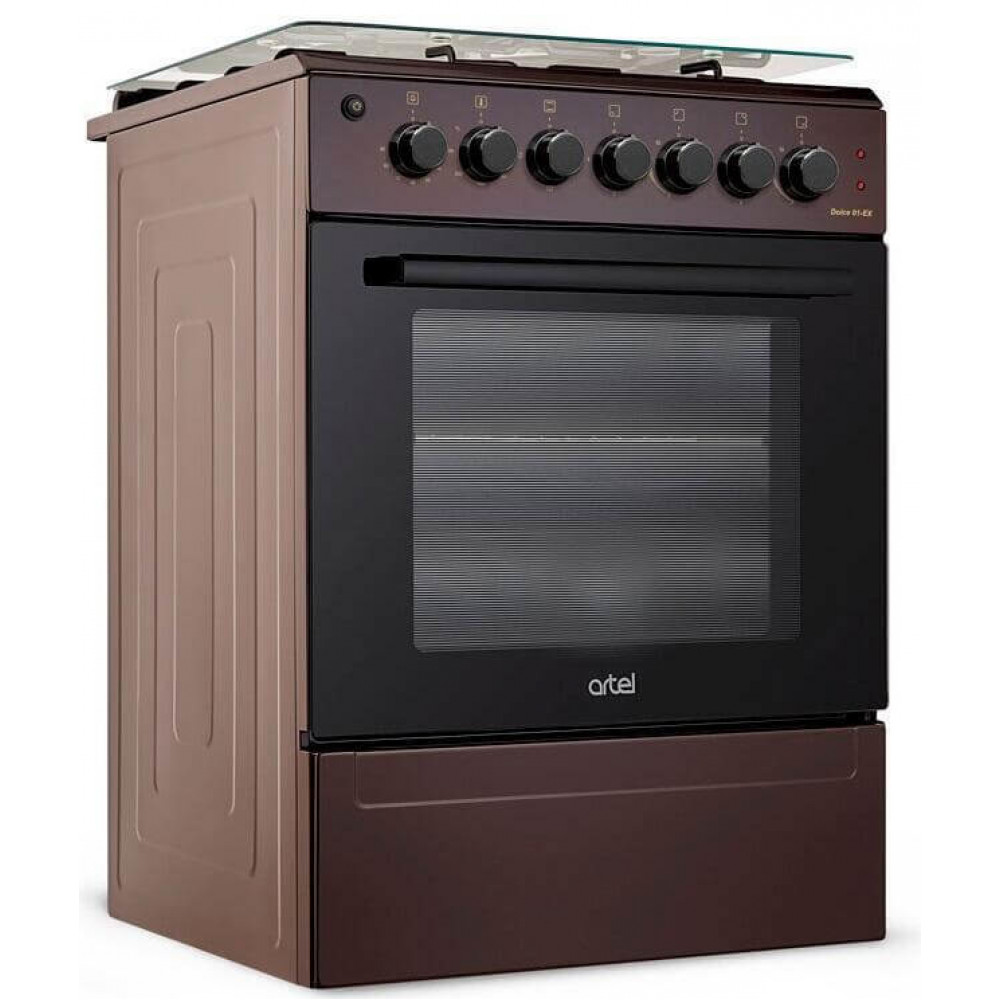 Комбинированная плита ARTEL DOLCE 01-EX коричневая