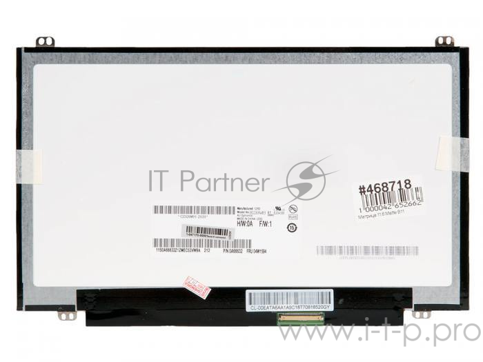 Матрица 11.6 Matte B116XW03 V.1, WXGA HD 1366x768, 40L, cветодиодная (LED), Chi Mei Innolux уши ВН