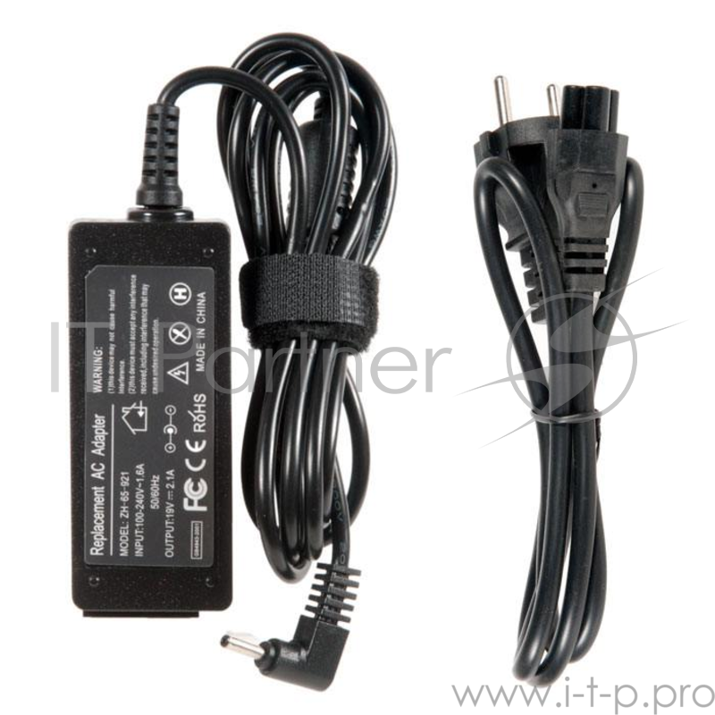 Блок питания для Samsung 19V, 2.1A, 40W, 3.0x1.1, OEM