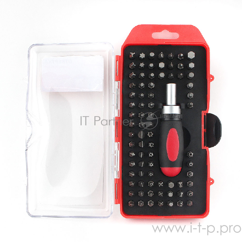 Отвертка с набором бит Cablexpert TK-SD-371 (79 предметов)