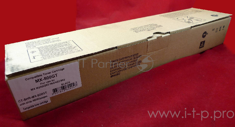 Тонер-картридж Sharp MX M282/283/362/452/502 (MX-500GT) (туба 1000г) JPN