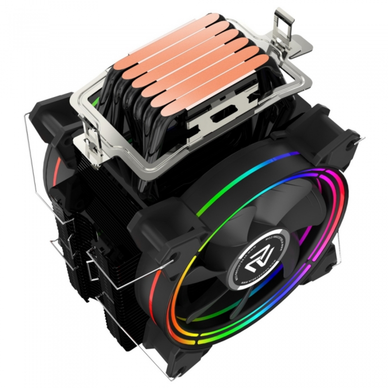 H120D Universal, TDP 200W, Heat Pipe:O6mm?6pcs, 800~2000RPM, 11.6-35.3dB(A), RGB, RTL {18}