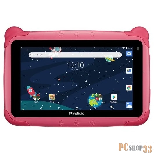 Планшет детский Prestigio Smartkids, PMT3997_W_D_PK, wifi, 7 1024*600 IPS display, up to 1.3GHz quad core processor, android 8.1(go edition), 1GB RAM+16GB ROM, 0.3MP front+2MP rear camera, 2500mAH battery