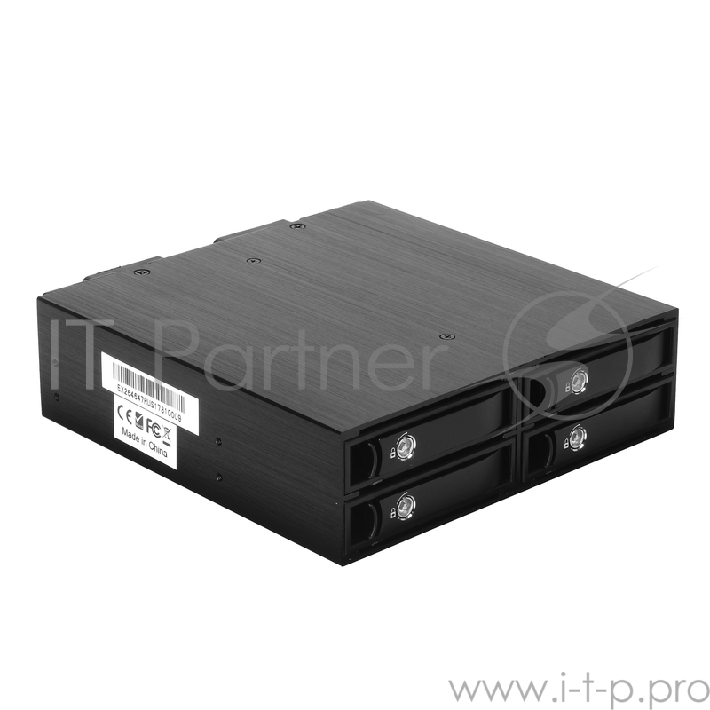 Контейнер для HDD EXEGATE EX264647RUS Корзина для HDD Exegate HS425-01 (универсальная, на 4*2,5 SATA/SAS HDD, занимает 1*5,25 отсек)