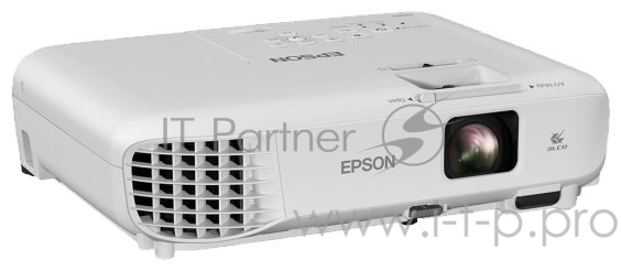 Проектор Epson EB-W05 V11H840040 {LCD, 16:9, 1280x800, 3300 ANSI, 15000:1, HDMI, USB, 1x2W, 2.5kg, White}