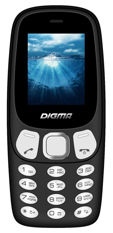 Мобильный телефон Digma N331 mini Linx черный