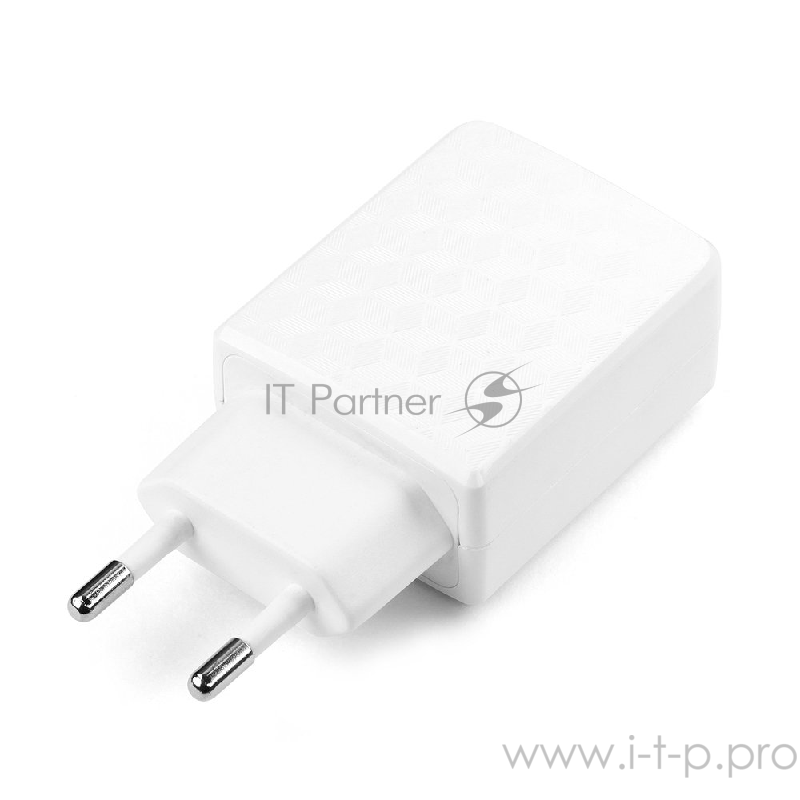 Аксессуар Cablexpert Адаптер питания 100/220V - 5V USB 1 порт, 1A, белый (MP3A-PC-03)