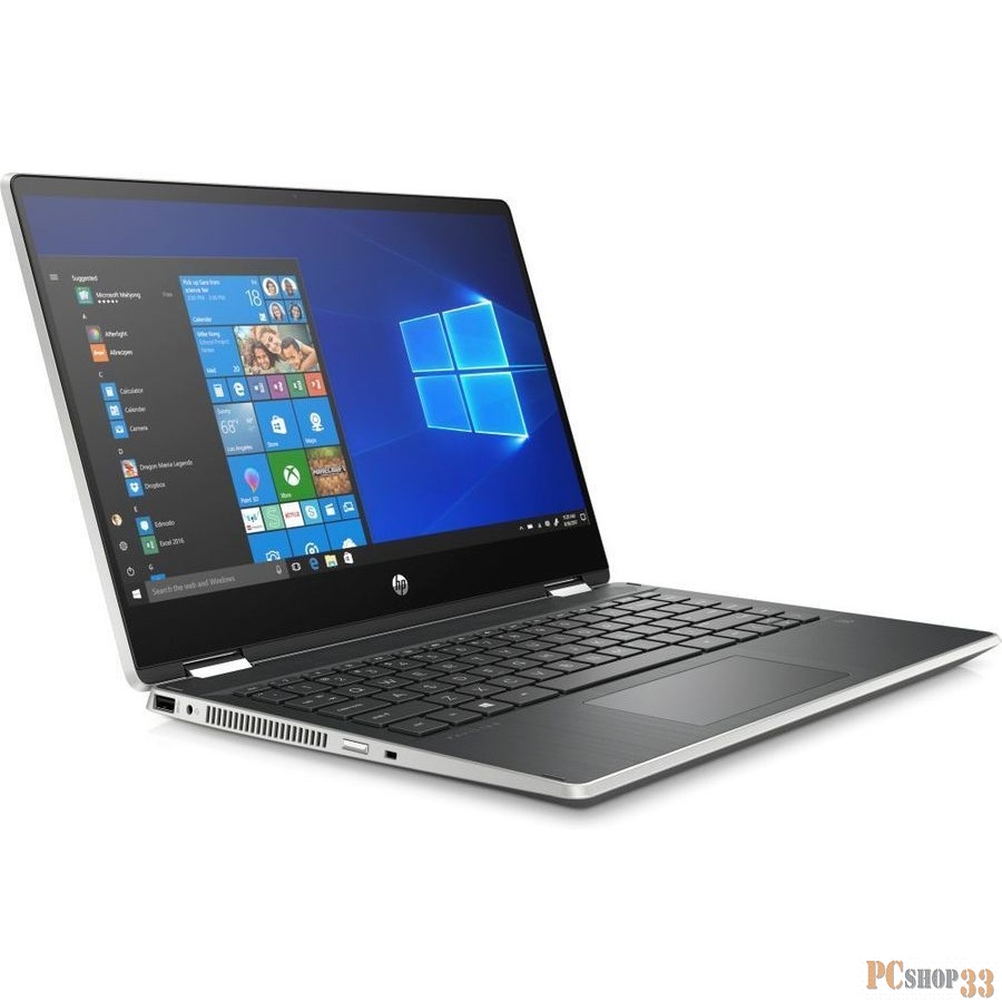 Ноутбук-трансформер HP Pavilion x360 14-dh1005ur (132S3EA) серебристый