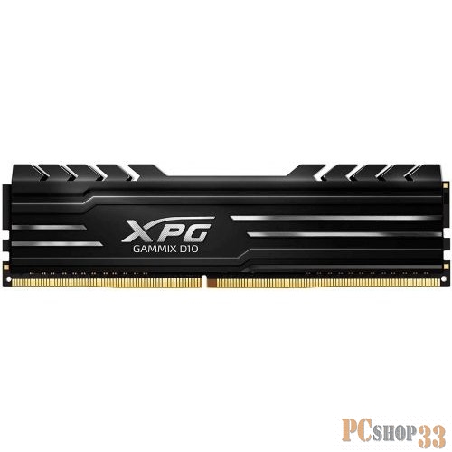8GB ADATA DDR4 3200 DIMM XPG GAMMIX D10 Black Gaming Memory AX4U320038G16A-SB10 Non-ECC, CL16, 1.35V, 1024x8, RTL