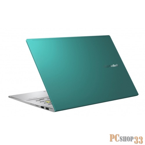 Ноутбук Asus VivoBook S433FA-EB173T Core i5 10210U/8Gb/SSD256Gb/Intel UHD Graphics/14/FHD (1920x1080)/Windows 10/green/WiFi/BT/Cam