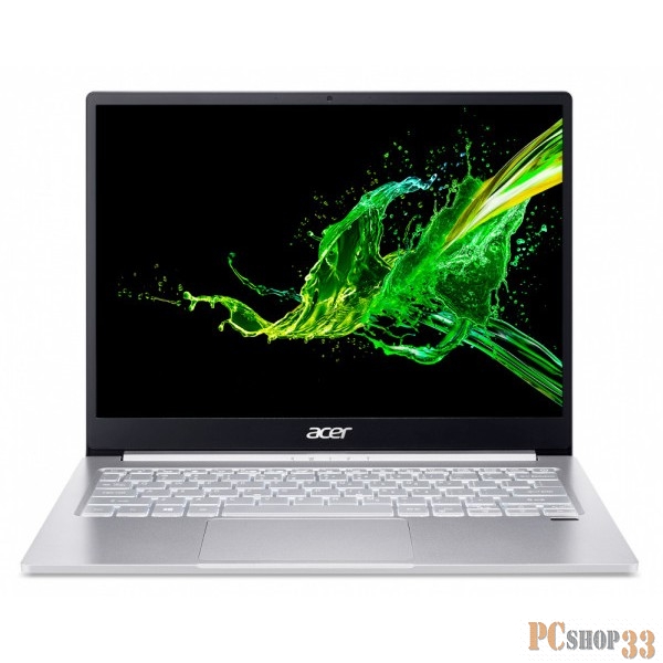 Ноутбук Acer SF313-52G-70LX Swift 3 13.5 QHD (2256x1504) IPS/Intel Core i7-1065G7 1.30GHz Quad/16 GB+1TB SSD/GF MX350 2 GB/WiFi/BT5.0/1 MP/Fingerprint/4cell/1,19 kg/W10Pro/3Y/SILVER