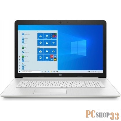 Ноутбук 17.3 IPS FHD HP 17-by3026ur silver (Core i5 1035G1/8Gb/256Gb SSD/noDVD/MX330 2Gb/W10) (13D76EA)