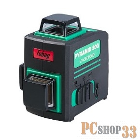 3D уровень лазерный с зеленым лучом FUBAG Pyramid 30G V2х360H360 31632