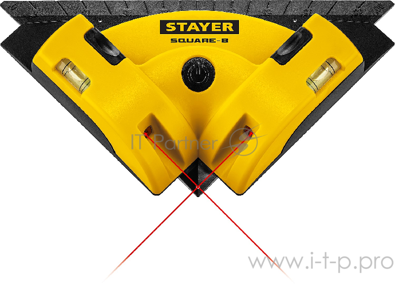 Угольник лазерный STAYER SQUARE-8 для кафеля, 8 м, точн. +/-0,4 мм/м, 34928