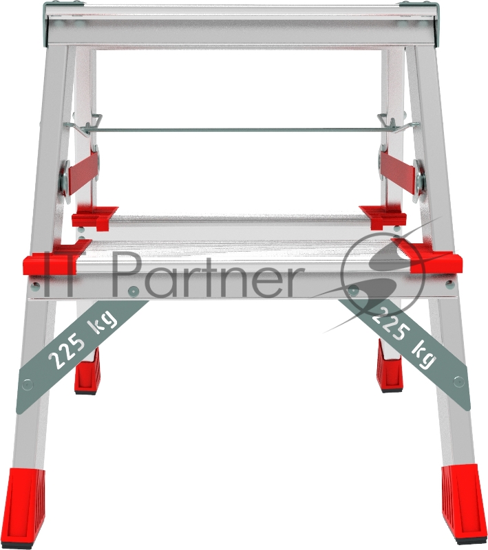 Стремянка Новая Высота NV500 двухсторонняя 2 ступеньки 5120202