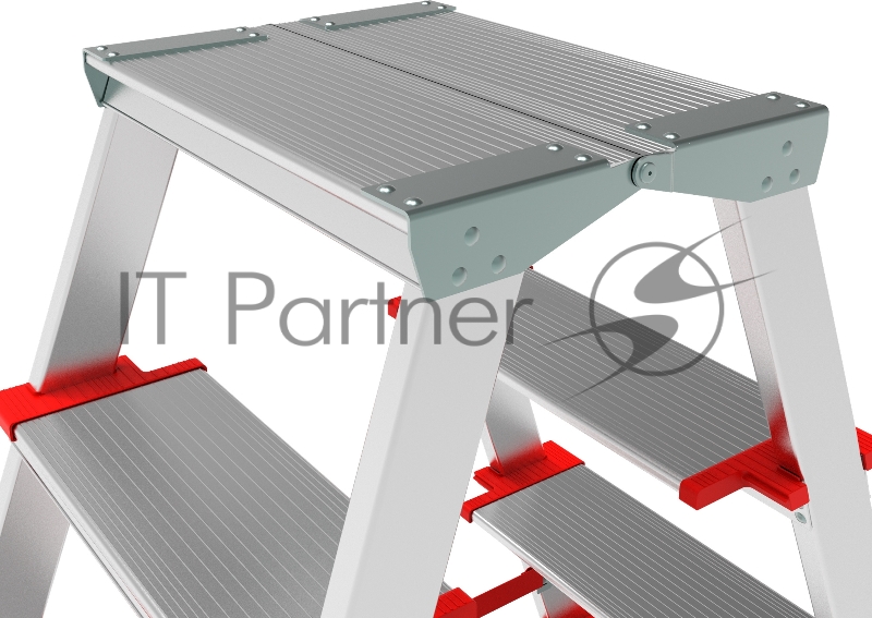Стремянка Новая Высота NV500 двухсторонняя 2 ступеньки 5120202